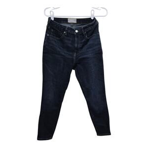 Everlane Curvy High Rise Skinny Cropped Jeans 30 Blue